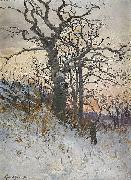 Karl Konrad Simonsson The old oak USA oil painting artist